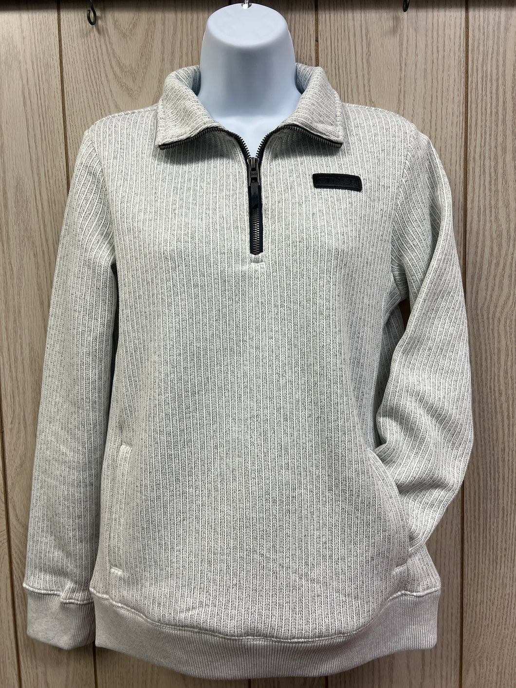 CINCH 1/4ZIP PULLOVER GRY MAK9822003