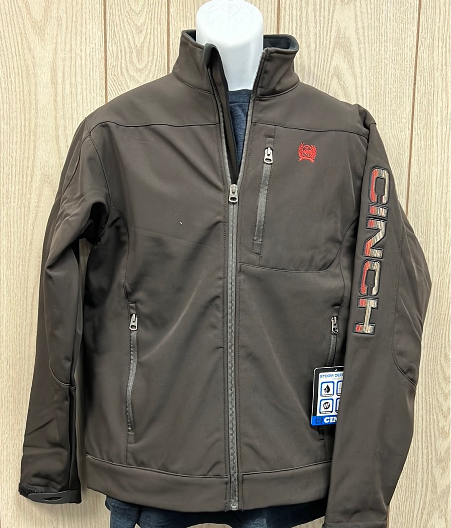 Cinch jacket hot sale red logo